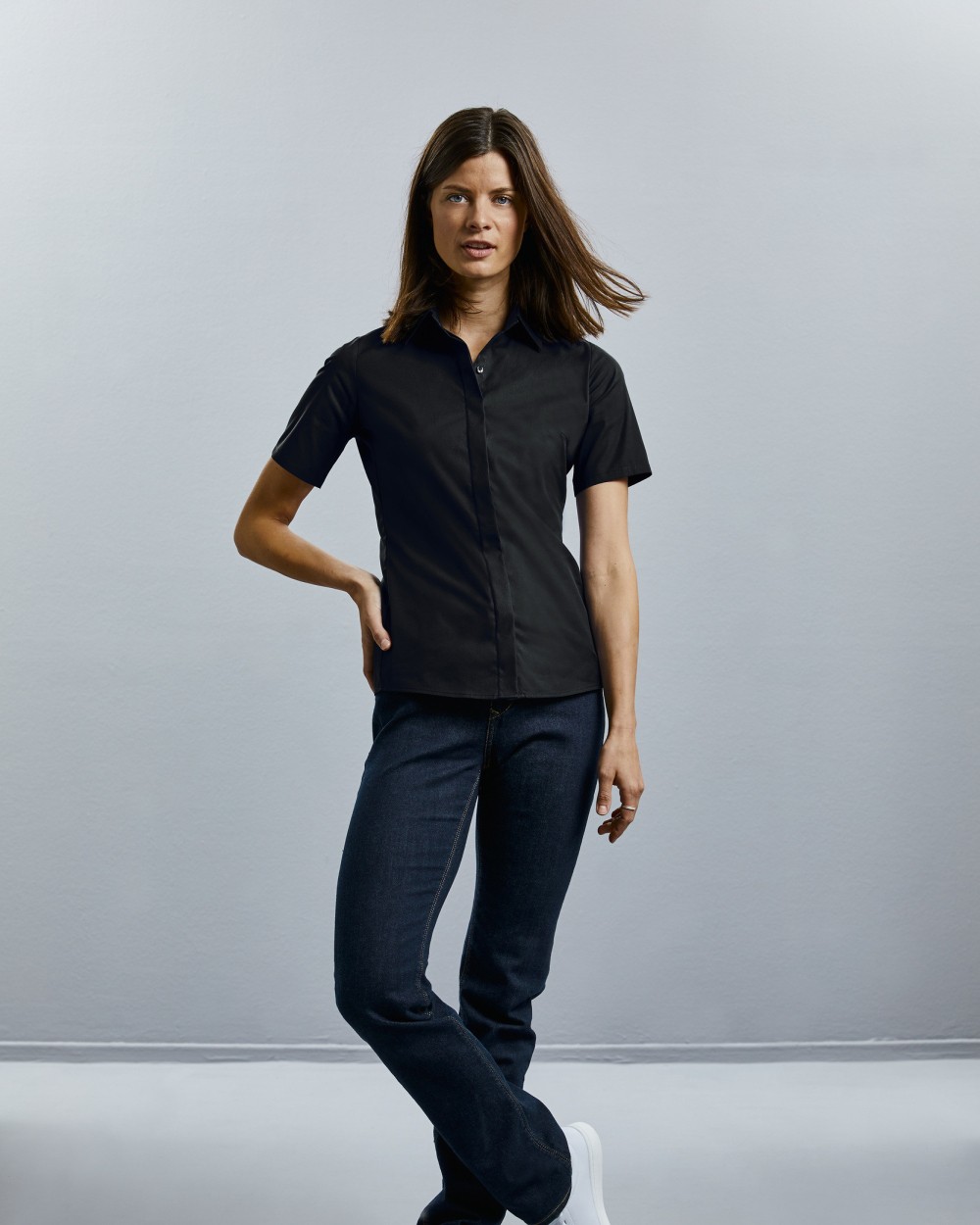 RUSSELL Ladies' Ultimate Stretch Shirt Hemden personalisierbar