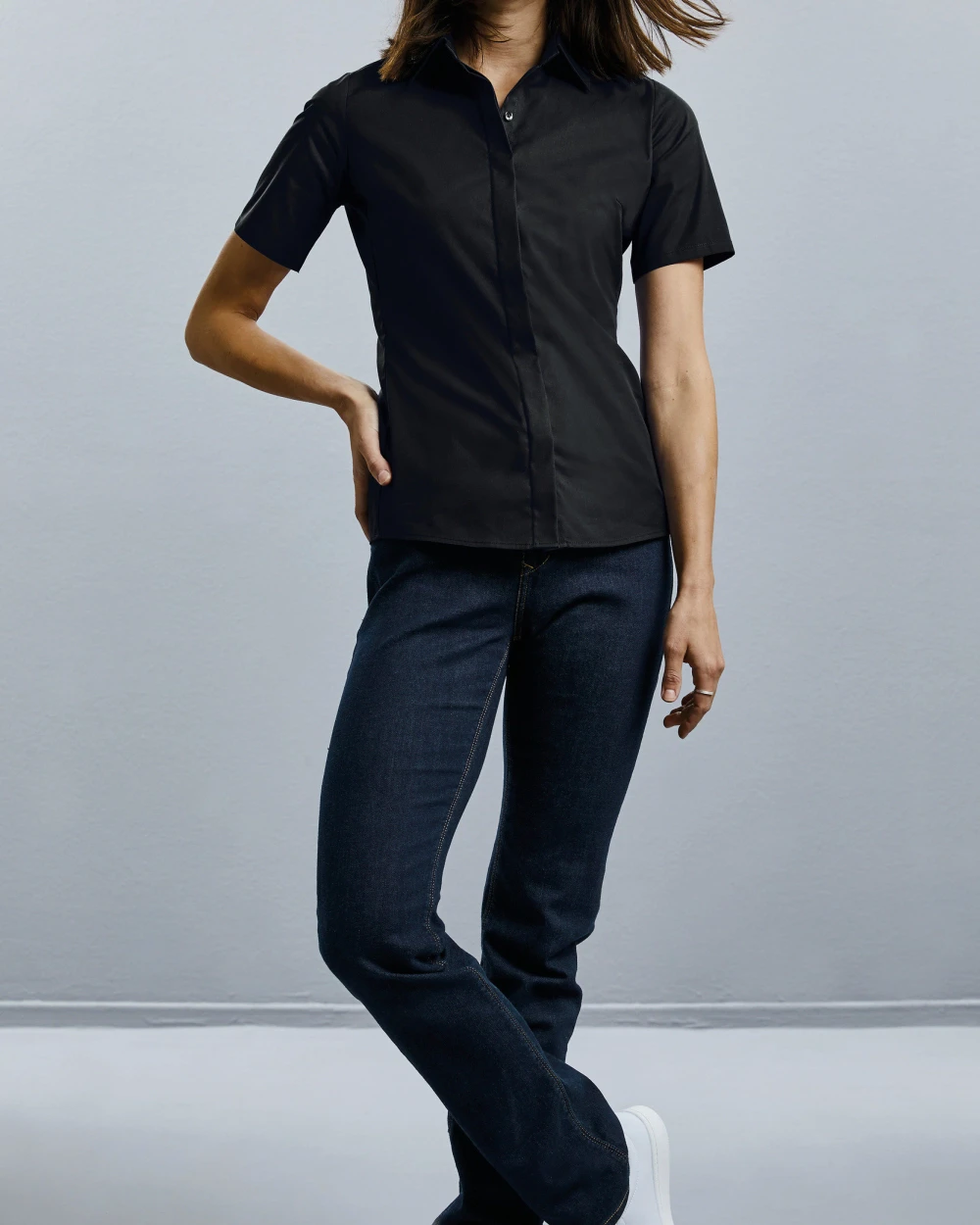 RUSSELL Ladies' Ultimate Stretch Shirt Hemden personalisierbar