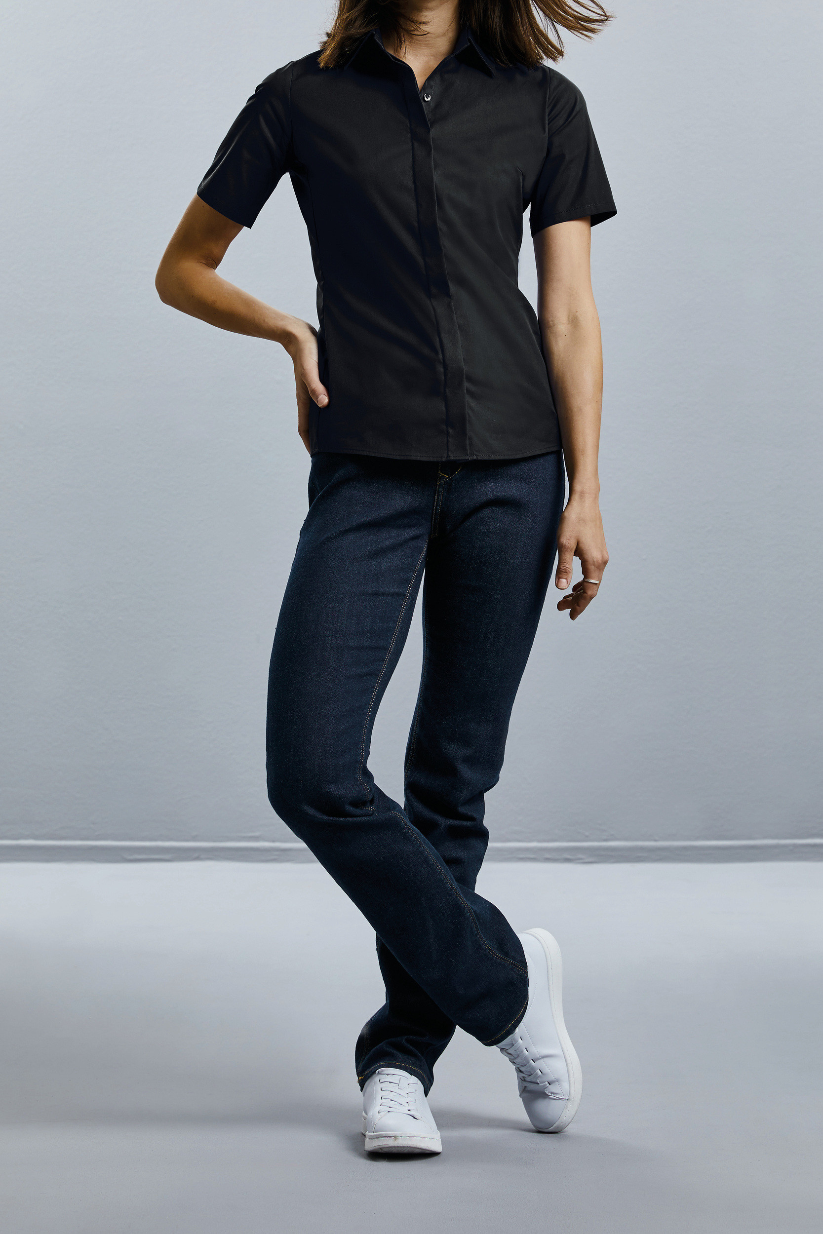 Hemden RUSSELL Ladies' Ultimate Stretch Shirt voor bedrukking &amp; borduring