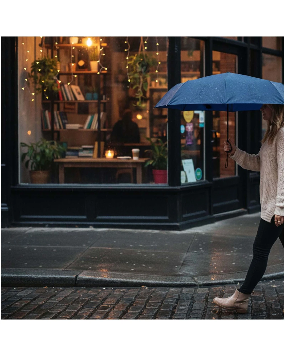 Parapluies personnalisable CITIZEN GREEN Citizen Green Ondee 22" recycled foldable umbrella