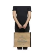 Tote bags 4DO Harry jute draagtas met gekleurde accenten 25L voor bedrukking &amp; borduring