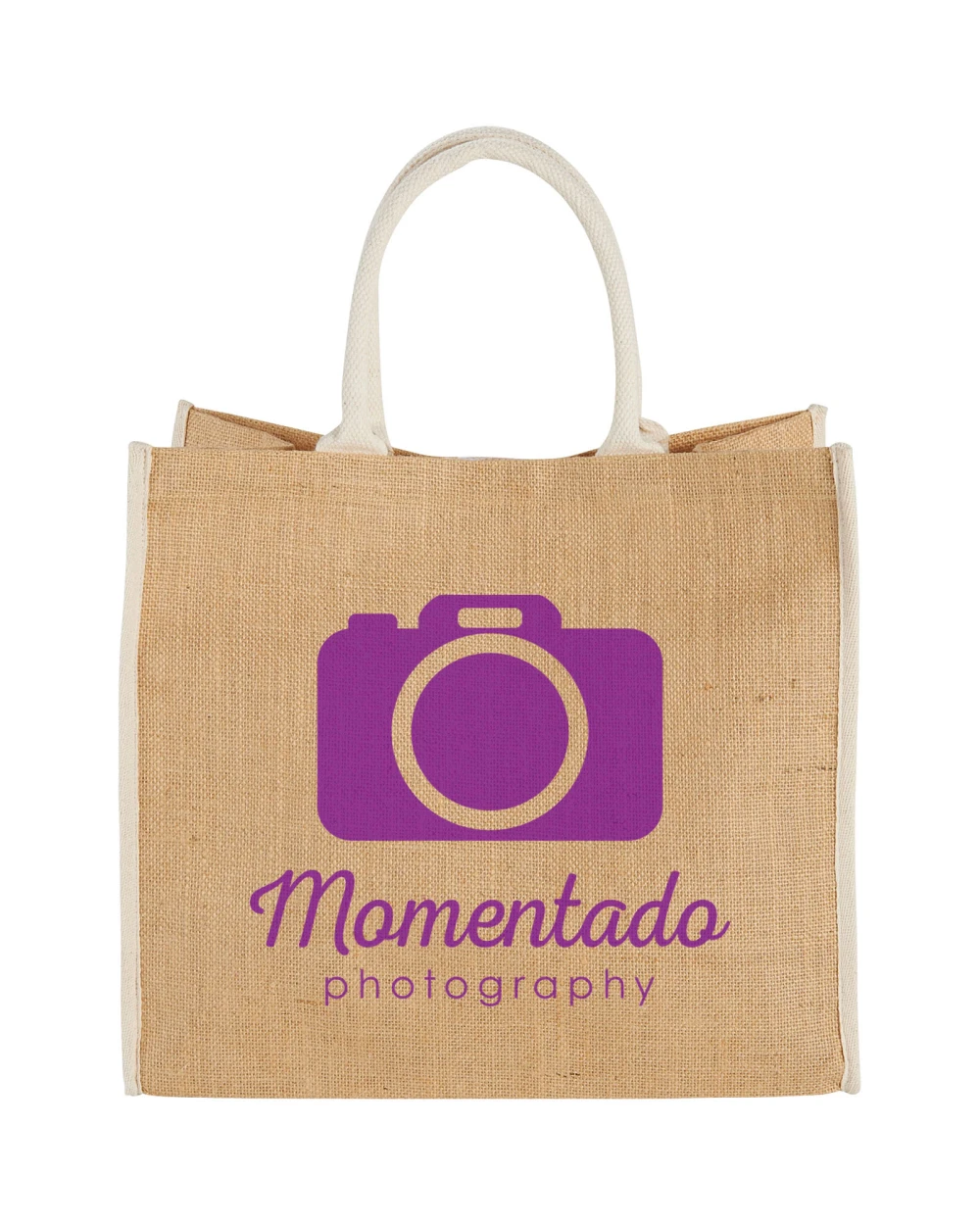 4DO Harry farbige Jute Tragetasche 25L Tote Bags personalisierbar