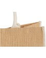 Tote bags 4DO Harry jute draagtas met gekleurde accenten 25L voor bedrukking &amp; borduring