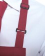 KARLOWSKY Oversize Bib Apron with Buckle and Pocket Schürzen personalisierbar