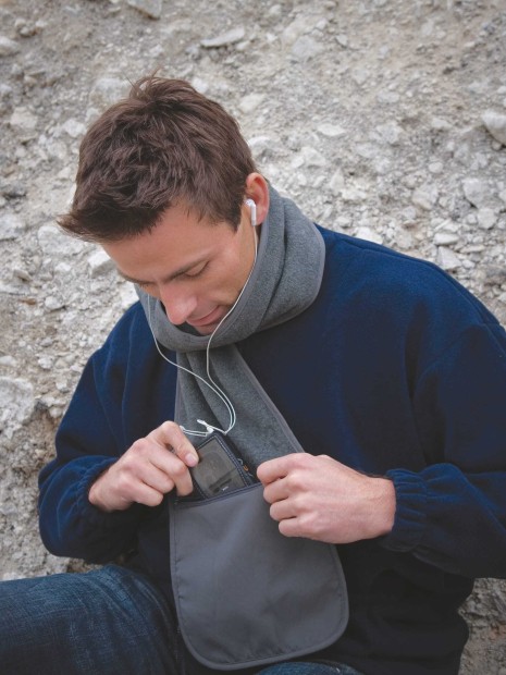 Écharpes à personnaliser RESULT ÉCHARPE POLARTHERM™ avec poche zippée 