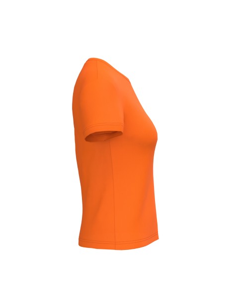 KARIBAN T-shirt col rond manches courtes femme /api/colors/d51260d5-b263-4200-988d-ee19f414959e personnalisable