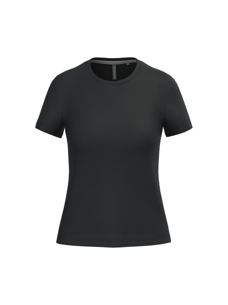 KARIBAN T-shirt col rond manches courtes femme /api/colors/b9fdad4a-5e94-45cb-8c03-c08b349b28c3 personnalisable