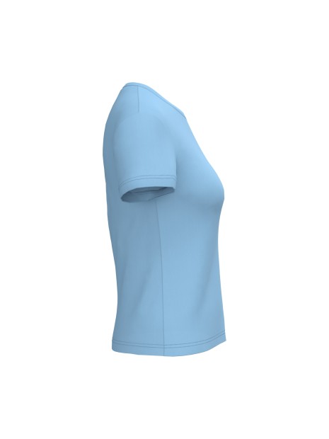 KARIBAN T-shirt col rond manches courtes femme /api/colors/549fa598-8d61-4fa2-82ad-90f4d2ec39ab personnalisable