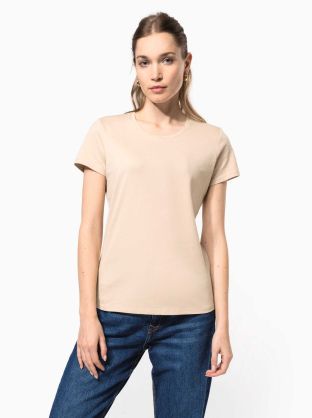 T-shirt col rond manches courtes femme
