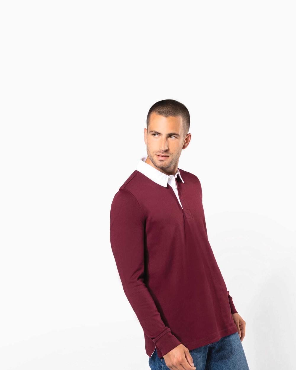 KARIBAN Rugby-Polohemd Poloshirts personalisierbar