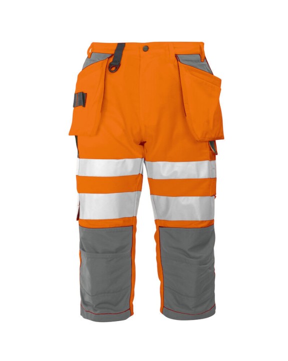 Pantalons personnalisable PROJOB 6510 PANTACOURT POLYCOTON - EN ISO 20471 CLASSE 2