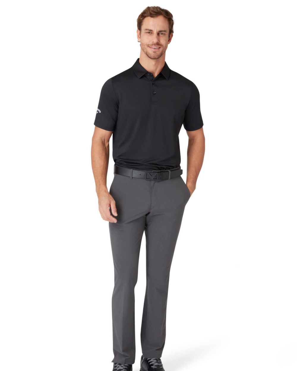 CALLAWAY Swing Tech™ solid polo Poloshirts personalisierbar