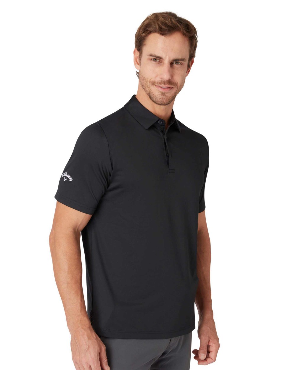 CALLAWAY Swing Tech™ solid polo Poloshirts personalisierbar
