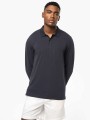 Polos à personnaliser KARIBAN Polo piqué manches longues Bio180 homme 