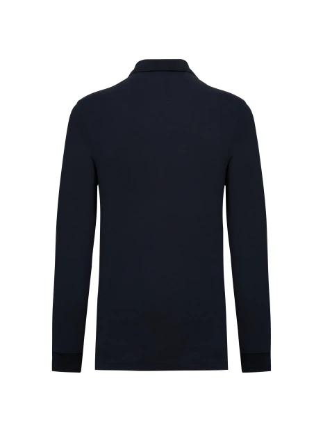 KARIBAN Polo piqué manches longues Bio180 homme /api/colors/b68891a9-1d28-4f7a-8deb-775c45027afd personnalisable
