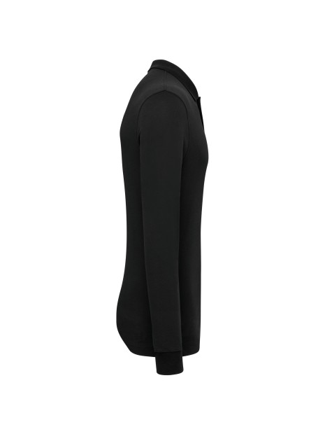 KARIBAN Polo piqué manches longues Bio180 homme /api/colors/b9fdad4a-5e94-45cb-8c03-c08b349b28c3 personnalisable