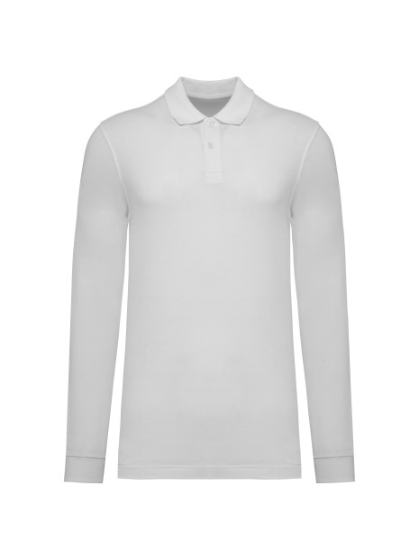 KARIBAN Polo piqué manches longues Bio180 homme /api/colors/7a92cd2d-10d2-40b4-928b-296bb7487506 personnalisable