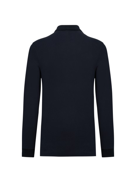 KARIBAN Polo piqué manches longues Bio180 homme /api/colors/b68891a9-1d28-4f7a-8deb-775c45027afd personnalisable