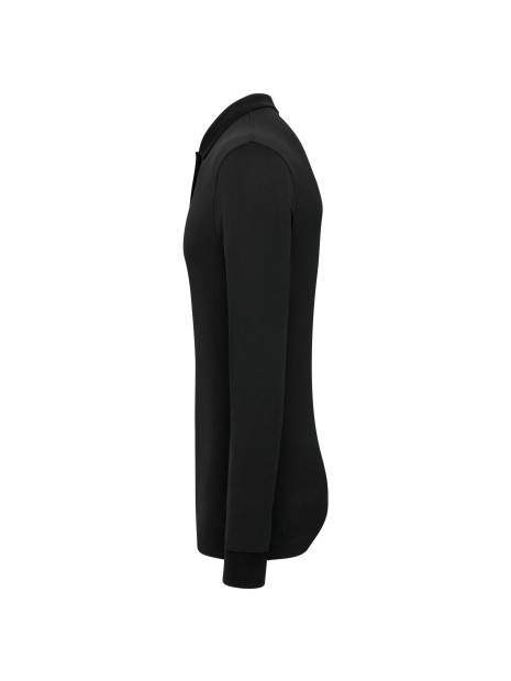 KARIBAN Polo piqué manches longues Bio180 homme /api/colors/b9fdad4a-5e94-45cb-8c03-c08b349b28c3 personnalisable