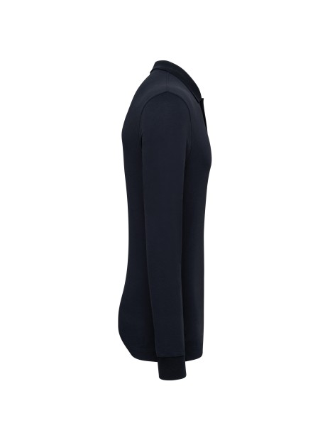 KARIBAN Polo piqué manches longues Bio180 homme /api/colors/b68891a9-1d28-4f7a-8deb-775c45027afd personnalisable