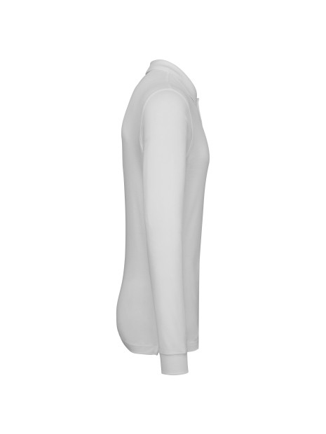 KARIBAN Polo piqué manches longues Bio180 homme /api/colors/7a92cd2d-10d2-40b4-928b-296bb7487506 personnalisable