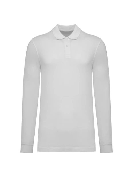 KARIBAN Polo piqué manches longues Bio180 homme /api/colors/7a92cd2d-10d2-40b4-928b-296bb7487506 personnalisable