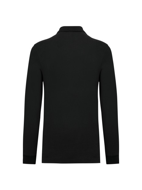 KARIBAN Polo piqué manches longues Bio180 homme /api/colors/b9fdad4a-5e94-45cb-8c03-c08b349b28c3 personnalisable