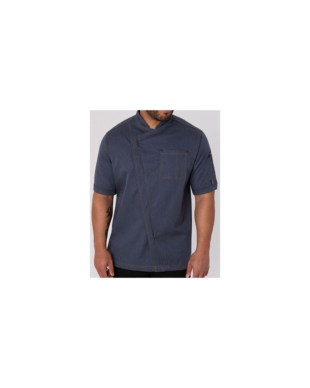 LE CHEF Unisex Asymmetric Jacket Schürzen personalisierbar