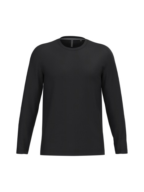 KARIBAN T-shirt col rond manches longues homme /api/colors/b9fdad4a-5e94-45cb-8c03-c08b349b28c3 personnalisable