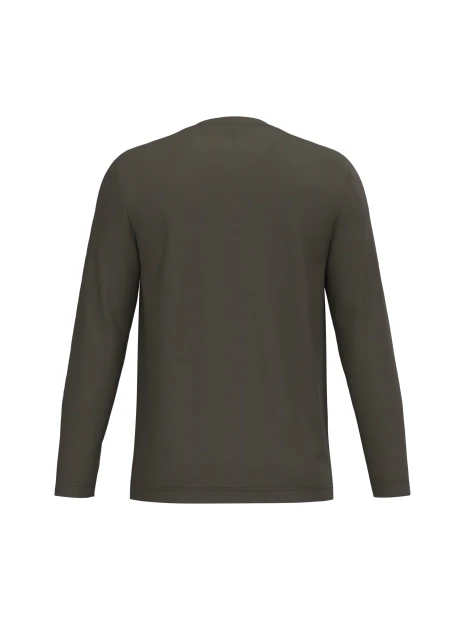 KARIBAN T-shirt col rond manches longues homme /api/colors/7d4189a1-61a3-430b-83e5-a3a6fe159806 personnalisable