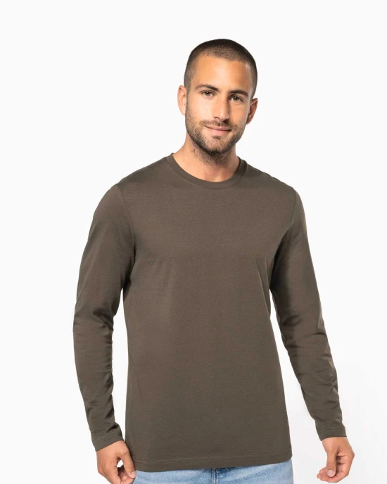 T-Shirts personnalisable Kariban T-shirt col rond manches longues homme
