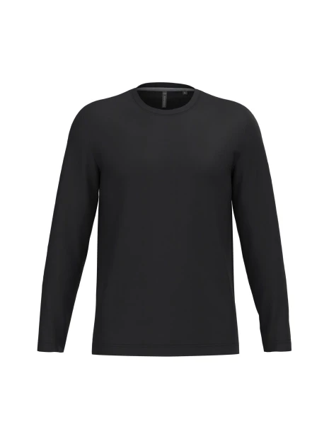 KARIBAN T-shirt col rond manches longues homme /api/colors/b9fdad4a-5e94-45cb-8c03-c08b349b28c3 personnalisable