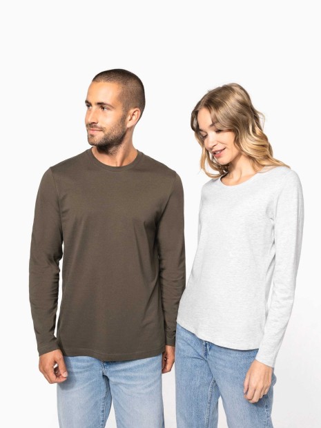T-Shirts à personnaliser KARIBAN T-shirt col rond manches longues homme 