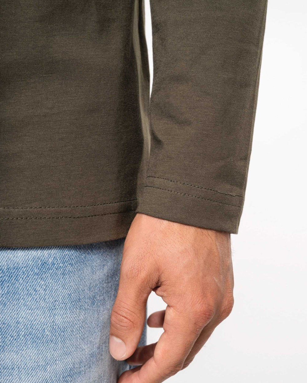 T-shirts KARIBAN T-shirt ronde hals lange mouwen voor bedrukking &amp; borduring