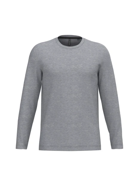 KARIBAN T-shirt col rond manches longues homme /api/colors/a37ac46b-201c-43db-9085-8f3a99c04b1c personnalisable