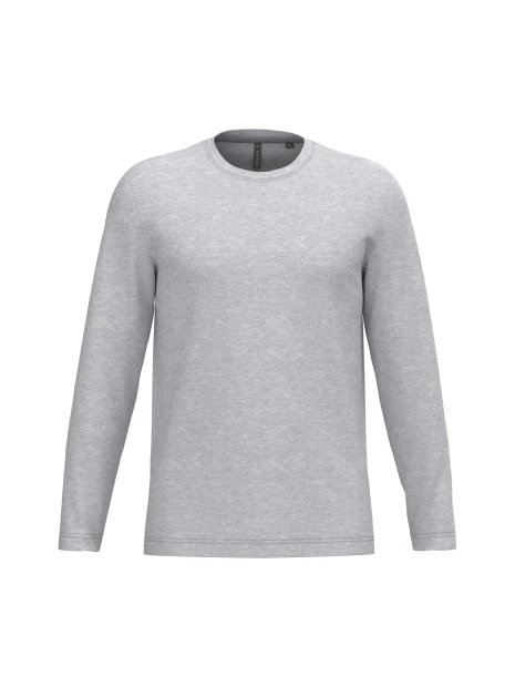 KARIBAN T-shirt col rond manches longues homme /api/colors/4a891c91-7426-40ec-9f86-8674f2899954 personnalisable