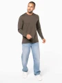 T-Shirts à personnaliser KARIBAN T-shirt col rond manches longues homme 