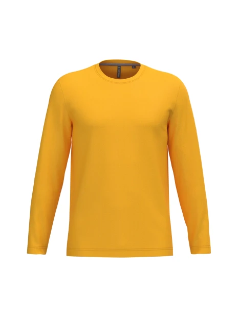 KARIBAN T-shirt col rond manches longues homme /api/colors/ea0c172c-722e-46fc-acb7-2617a4097874 personnalisable