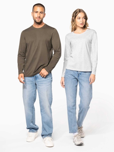 T-Shirts à personnaliser KARIBAN T-shirt col rond manches longues homme 