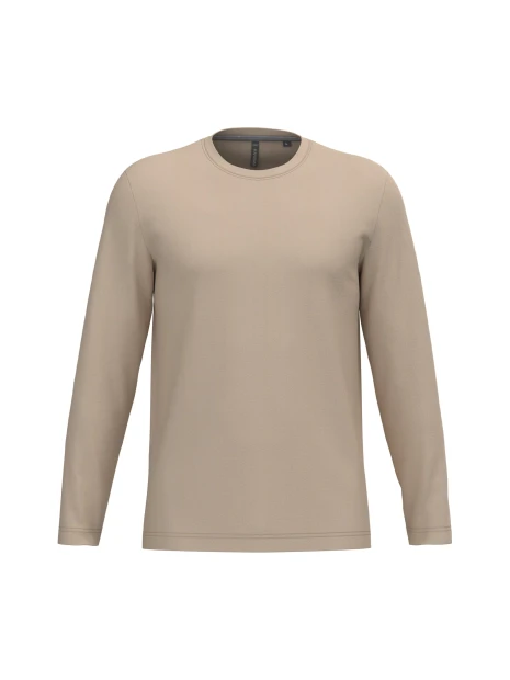 KARIBAN T-shirt col rond manches longues homme /api/colors/1d539d1a-76f0-4132-93c4-8034fe18b1e9 personnalisable