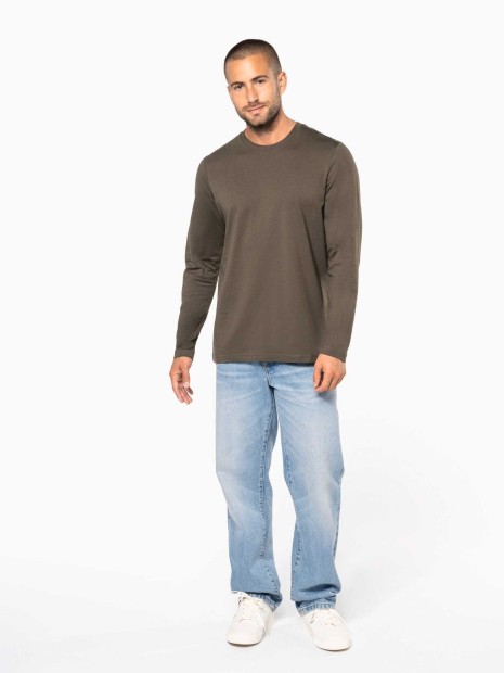 T-Shirts à personnaliser KARIBAN T-shirt col rond manches longues homme 