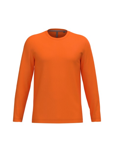 KARIBAN T-shirt col rond manches longues homme /api/colors/d51260d5-b263-4200-988d-ee19f414959e personnalisable