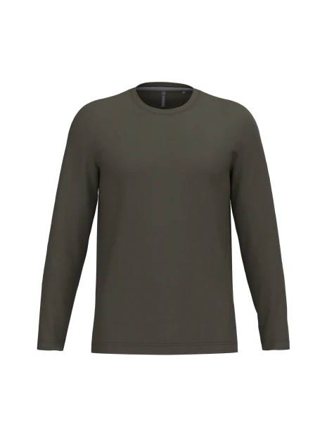 KARIBAN T-shirt col rond manches longues homme /api/colors/7d4189a1-61a3-430b-83e5-a3a6fe159806 personnalisable