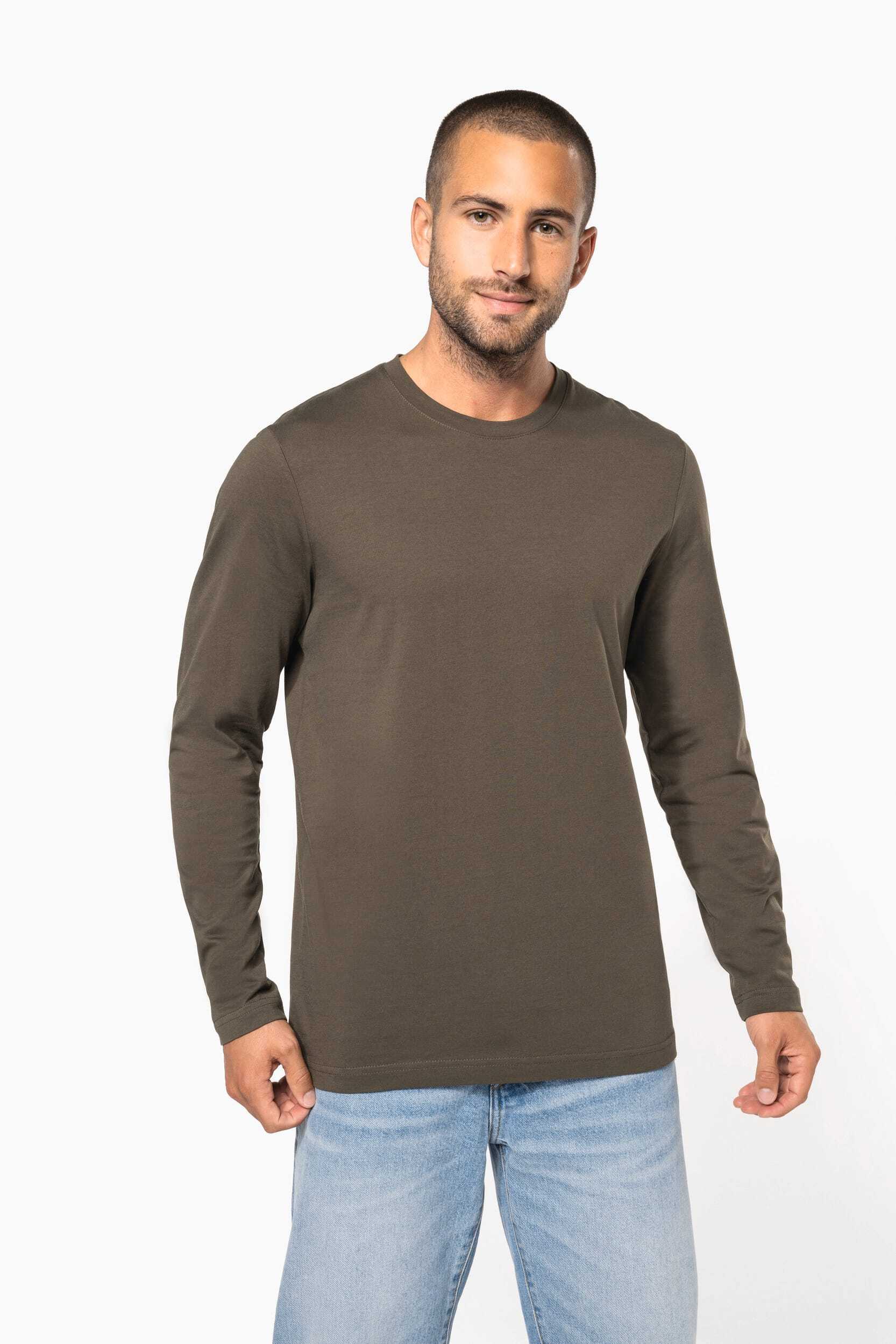 T-Shirts personnalisable KARIBAN T-shirt col rond manches longues homme