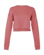 BELLA-CANVAS Cropped Kapuzensweatshirt für Damen Sweatshirts personalisierbar