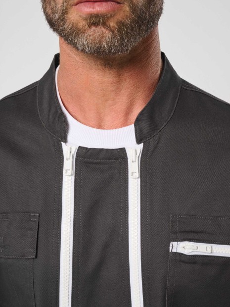 Robes à personnaliser WK. DESIGNED TO WORK Combinaison double zip unisexe 