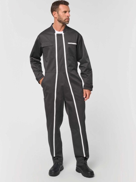 Robes à personnaliser WK. DESIGNED TO WORK Combinaison double zip unisexe 