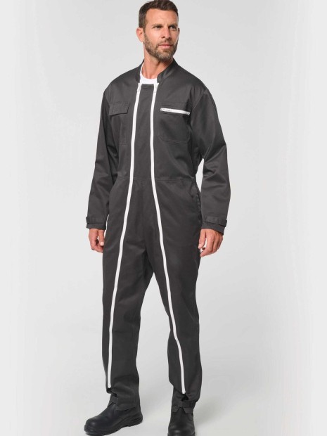 Robes à personnaliser WK. DESIGNED TO WORK Combinaison double zip unisexe 