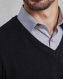 Sweat-shirts personnalisable PREMIER Pull "Essential" à col en V en acrylique pour homme