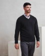 Sweat-shirts personnalisable PREMIER Pull "Essential" à col en V en acrylique pour homme
